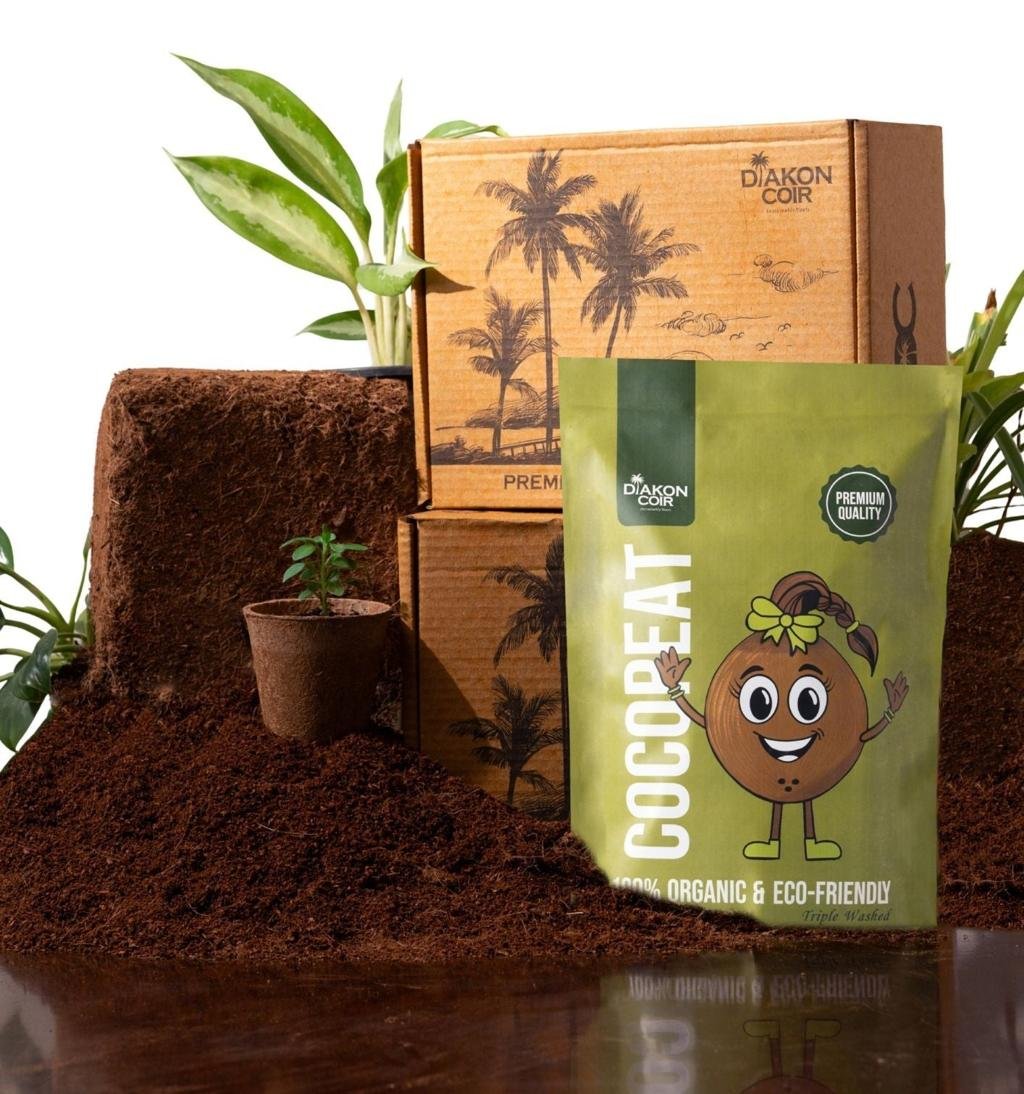 Cocopeat organic growing media from coconut husk